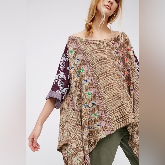 Free People fressia pullover knot tunic sweater SOLD OUT - Picture 1 of 11